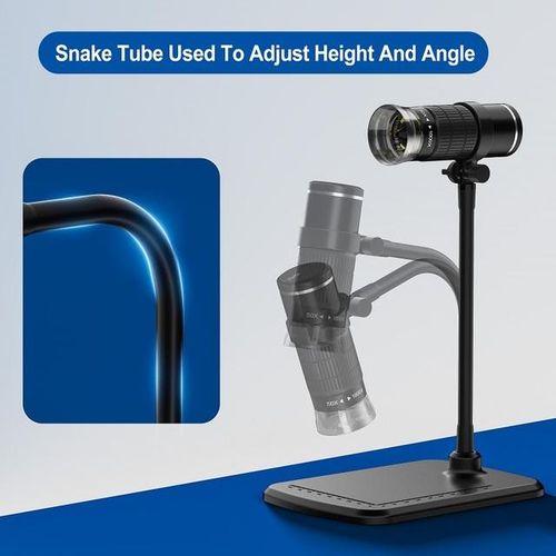Digital Microscope 3in1 Type-C Usb Magnification 50x-1000x Portable Camera Snake Stand For Phones Pc 8 Leds