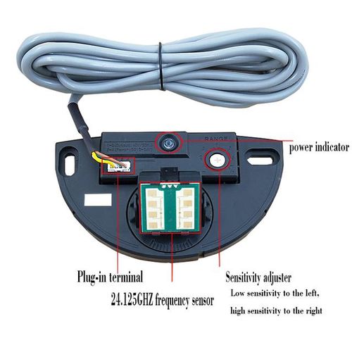 24g 3.5m Detection 4x2m Covering Automatic Gate Door Microwave Motion Sensor Sliding Swing Door Sensor