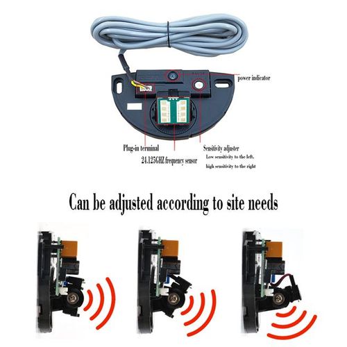 24g 3.5m Detection 4x2m Covering Automatic Gate Door Microwave Motion Sensor Sliding Swing Door Sensor