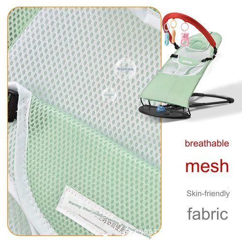 Newborn Soothing Chair Double Mesh Headrest  Toy Holder