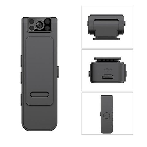 Hd 1080p Noise Reduction Camera Convenient Back Clip Night Vision Recorder Portable Wearable Video Recorder