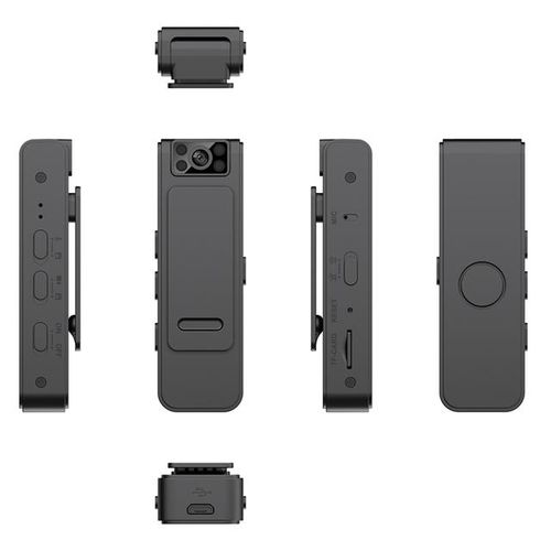 Hd 1080p Noise Reduction Camera Convenient Back Clip Night Vision Recorder Portable Wearable Video Recorder