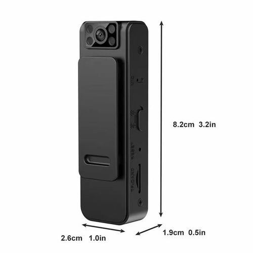 Hd 1080p Noise Reduction Camera Convenient Back Clip Night Vision Recorder Portable Wearable Video Recorder