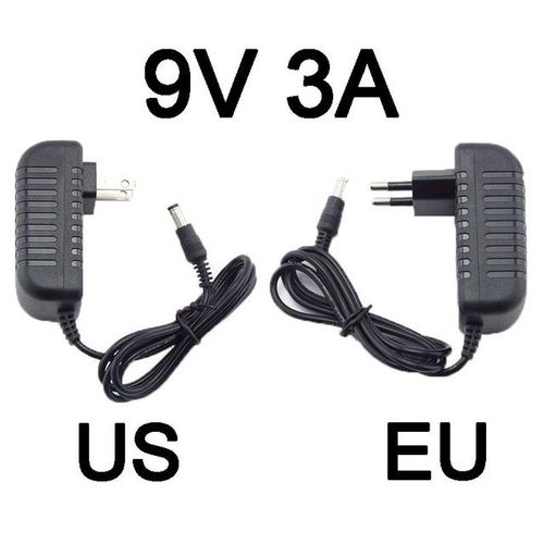 9v 3a 3000ma Ac 110v 220v To Dc 9v 3a Adapter Power Supply Converter Charger Switchled Transformer Charging 9volt