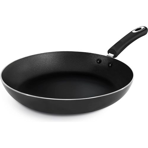 Non-Stick Induction Base Aluminum Alloy Frying Pan - Black