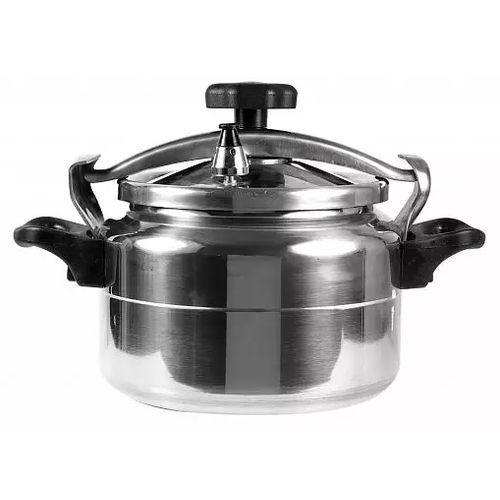 Aluminium Pressure Cooker,  5 liter - Silver