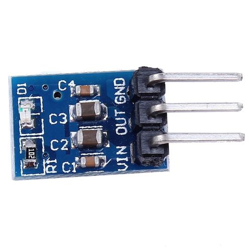 AMS1117-3.3 DC Voltage Regulator Step Down Power Supply Module 4.75V-12V to 3.3V 800mA  Pack of 5