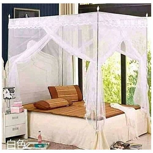 6*6 Mosquito Net With Stands &ndash; White