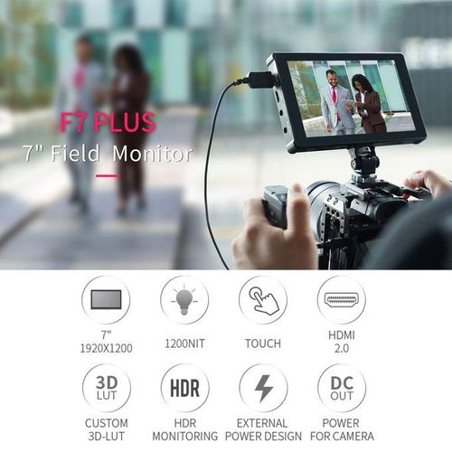 Feelworld F7 PLUS 7 Inch DSLR Camera Field Monitor Video
