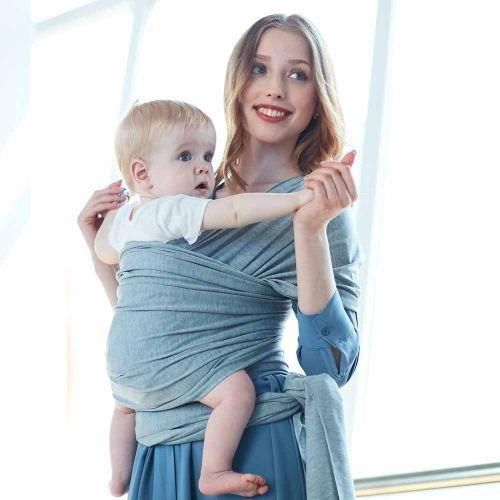 Baby Wrap Carrier  Infant  Sling   Grey
