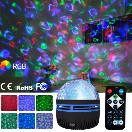 LED Projector Night Light, Bedside Lamp,RGB Colorful Light