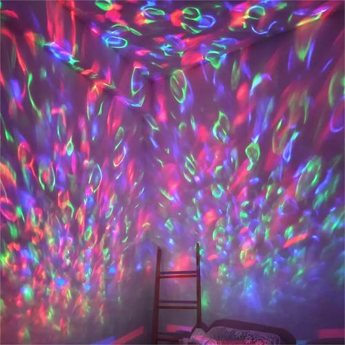 LED Projector Night Light, Bedside Lamp,RGB Colorful Light