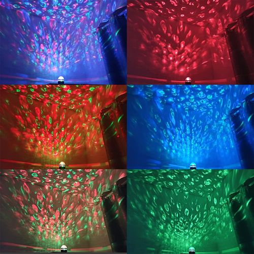 LED Projector Night Light, Bedside Lamp,RGB Colorful Light