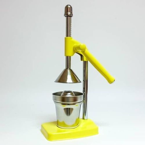 Manual Juicer Hand Press Professional Citrus Juicer Countertop Metal Orange Lemon Pomegranate Squeezer For Home Restaurant Use Colours And Designs Vary -Multicolours