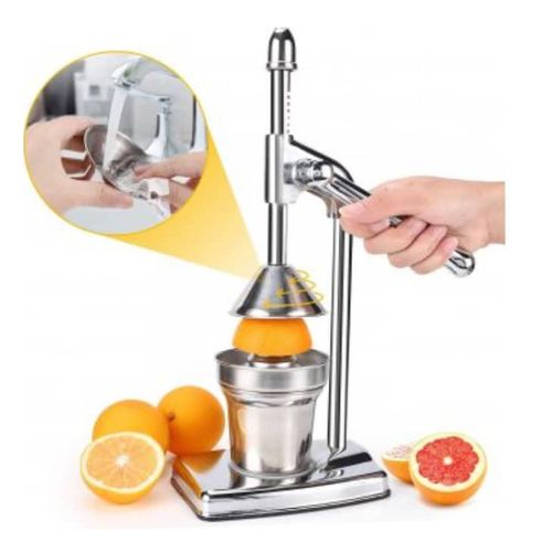 Manual Juicer Hand Press Professional Citrus Juicer Countertop Metal Orange Lemon Pomegranate Squeezer For Home Restaurant Use Colours And Designs Vary -Multicolours