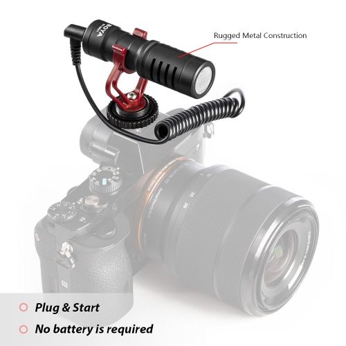BOYA BY-MM1 Mini Cardioid Microphone Metal Electret