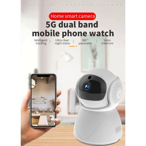 5G WiFi IP cameras indoor 360 degree PTZ 1080p AP Wireless Mini baby monitoring smart home security cam