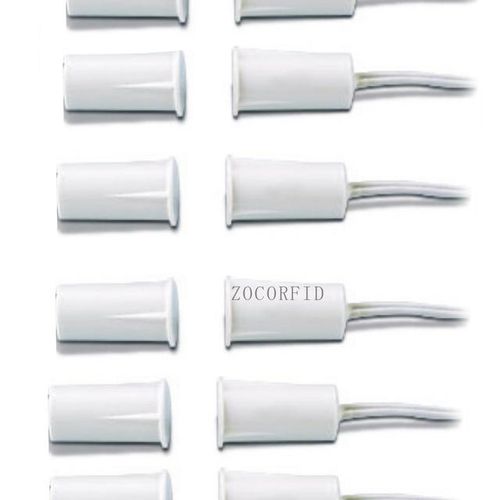 10pairs Mc-38 Wired Door Window Sensor Magnetic Switch For Home Alarm System When Sensor Together Normally Closed Nc