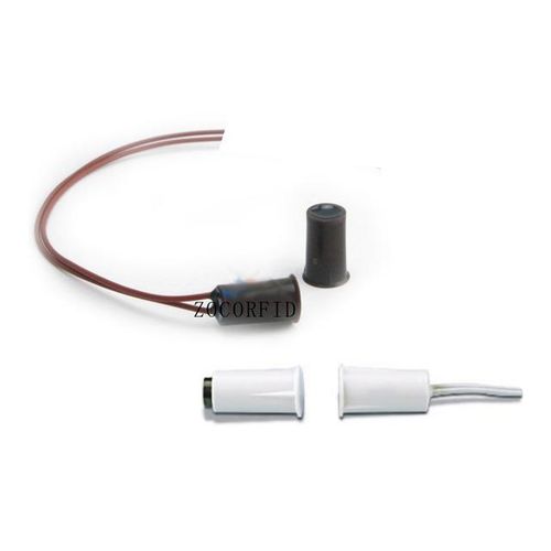 10pairs Mc-38 Wired Door Window Sensor Magnetic Switch For Home Alarm System When Sensor Together Normally Closed Nc