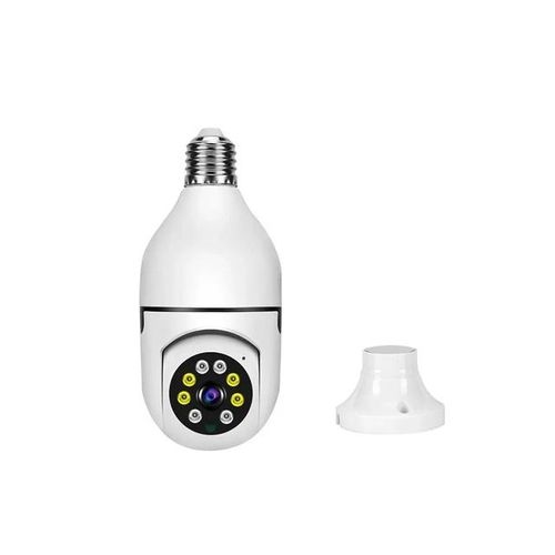 Bulb Surveillance Camera Night Vision Full Color Automatic Human Tracking Zoom Indoor Security Wifi Camera