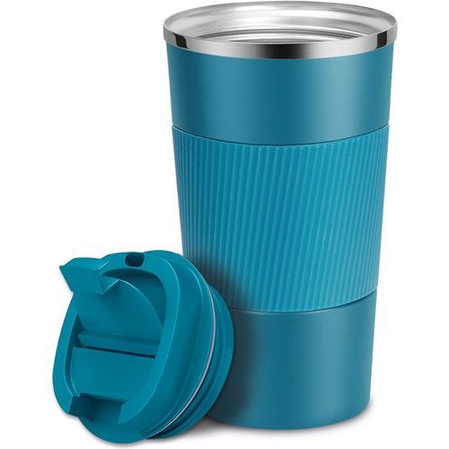 Cup Flask Travel Mug- Blue