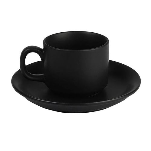 24pc Matte Black Dinner set-Black