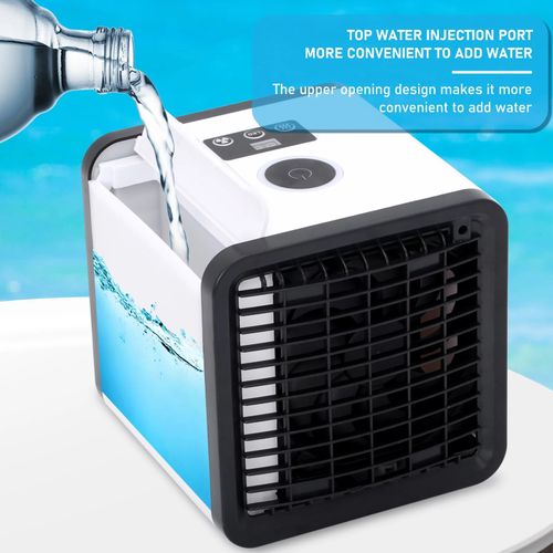 Portable LED Light/humidification Cooling Fan Mini Air Conditioner