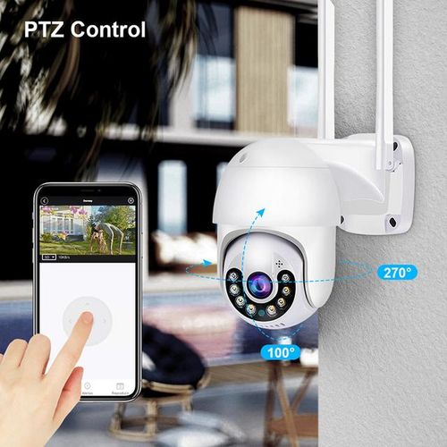 4k 8mp Smart Wifi Ptz Ip Camera 5x Digital Zoom Outdoor Color Night Vision Ai Auto Tracking Security Surveillance Video Camera