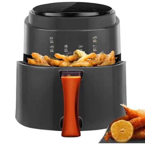 silver crest 8 Liters Fast Frying Airfryer With Lcd Touch Control And A Dynamic Design-White/Black