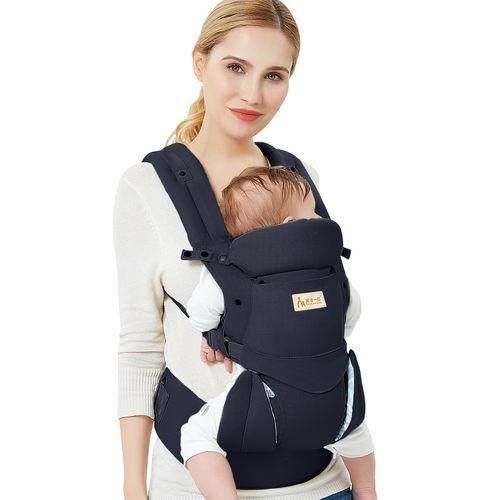 Advanced 4in1 Carrier  Ergonomic, Convertible, FaceIn And Faceout Front And Back Carry For Newborns And Older Babies Black