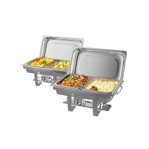 11Litres Double Food Warmer - Silver