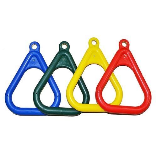 Playground  Swing  Triangular Rings Fun Yard Play Red