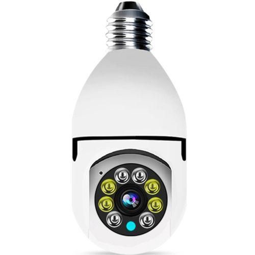 E27 LED Light HD 1080P  Camera wireless panoramic home security WiFi CCTV smart bulb camera two audio night vision cameras