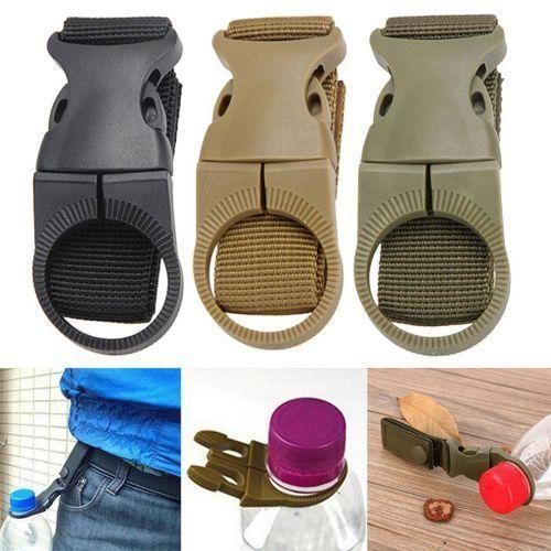 3 Pieces Nylon Webbing Buckle Water Bottle Holder Belt