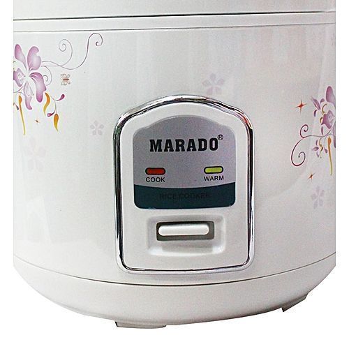 Marado Electric Rice Cooker-3 litres - White