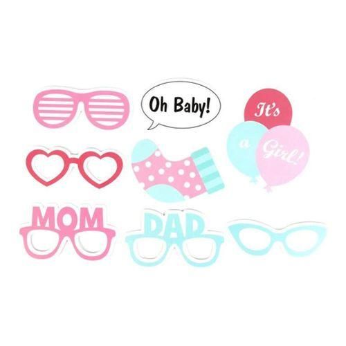 Photo Props Fancy Dress Accessories Moustache Lips Glasses T