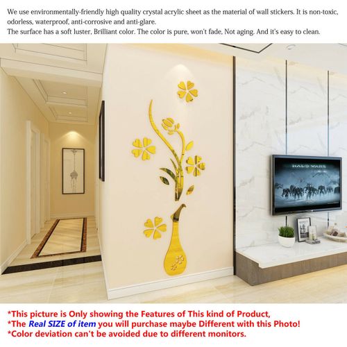 40*100cm Wall Sticker Home Decoration Living Room Room Red