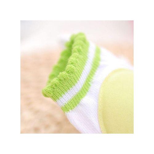 One Pair Ventilated Children Baby Crawling Walking Knee Interesting Elbow Interesting Protecting Pads(Green)