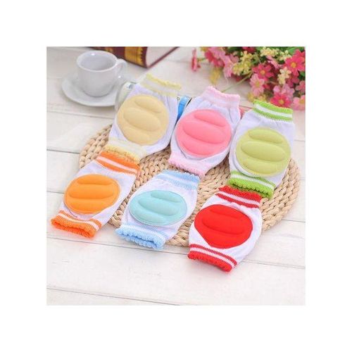 One Pair Ventilated Children Baby Crawling Walking Knee Interesting Elbow Interesting Protecting Pads(Green)