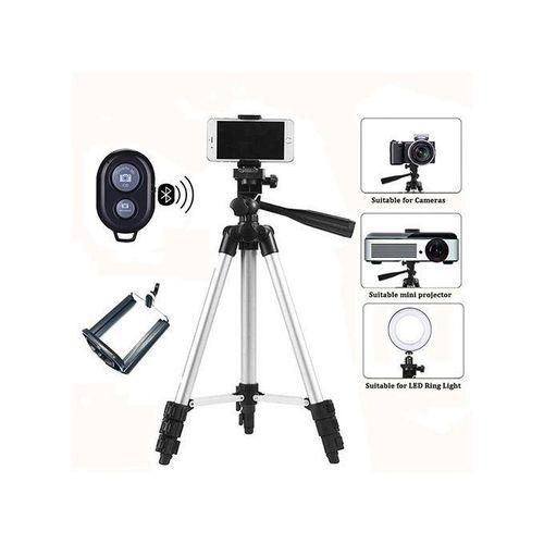 Suitable For Mobile Phonecameraring Lightmetal Tripod  Remote Control