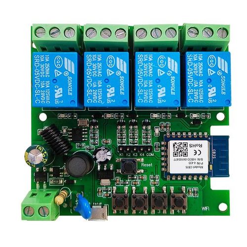 4 Channel Tuya Smart Wifi Switch Relay Module Usb 5v Ac 85v-250v 220v 110v With Rf433mhz App Remote Control For Home Automation