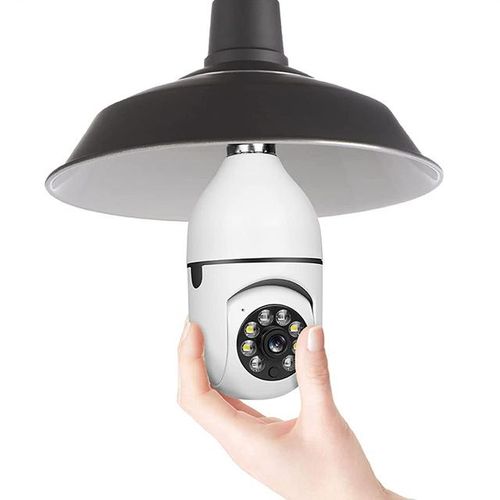 1080p Wifi E27 Bulb Surveillance Camera Night Vision Automatic Human Tracking Digital Video Smart Home Security