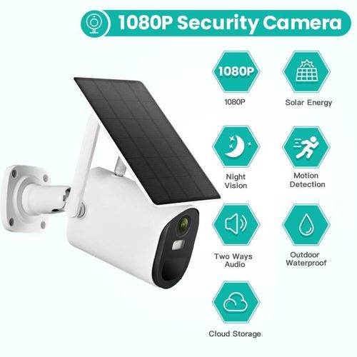 T20 1080P Full HD 4G (EU Version) Solar Powered Camera
