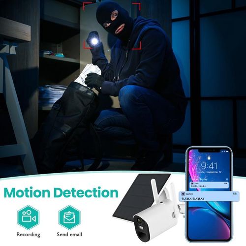 T20 1080P Full HD 4G (EU Version) Solar Powered Camera