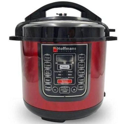 Hoffmans 6.5L Genuine 14 In 1 Digital Electric Pressure Cooker - Red, Silver