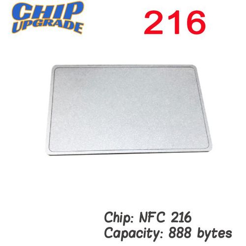 13.56mhz Ntag216 Chip Blank Metal Pvc Hybrid Hidden Nfc Access Control Contactless Social Recognition Business