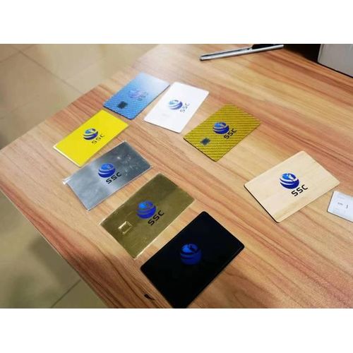 13.56mhz Ntag216 Chip Blank Metal Pvc Hybrid Hidden Nfc Access Control Contactless Social Recognition Business