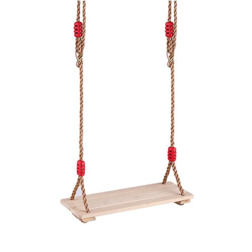 Hanging Swing Made Of Wood With 180 Cm Length Adjustable