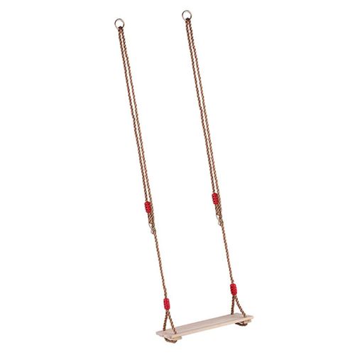 Hanging Swing Made Of Wood With 180 Cm Length Adjustable
