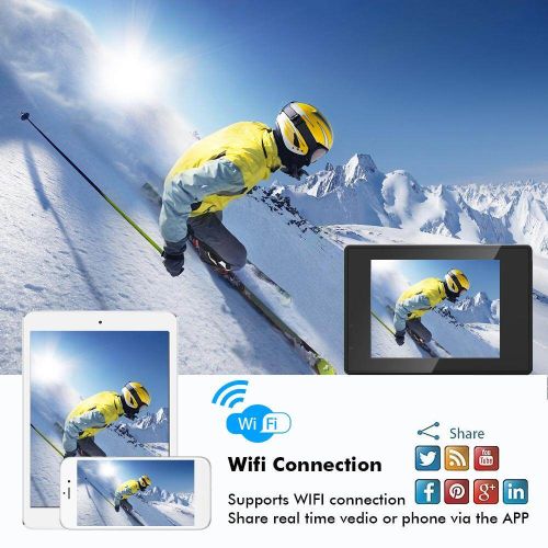 Wifi Touchscreen Ultra 4K Full HD 1080P Waterproof Sport Camera Action Camcorder